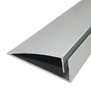 Aluminium Klemmschiene / Einsteckprofil L&auml;nge 148mm