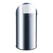 Edelstahl-Push-Abfallbehälter 50 Liter, Edelstahl