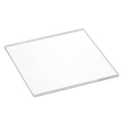 Transparente Acrylglasplatte 100x100x4mm mit polierten...