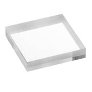 Transparente Acrylglasplatte 50x50x10mm mit polierten Kanten