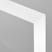 Acrylblock transparent 40x40x20mm mit satinierten Seitenkanten