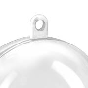 Kugel transparent 2-teilig steckbar mit Aufhängeöse Ø 50mm