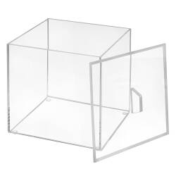 Quadratische Acrylbox mit Deckel 120x120x120mm, mit...