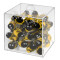 Quadratische Acrylbox mit Deckel 150x150x150mm, mit Antirutschfüßen