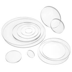 PLEXIGLAS Acrylglas klar PMMA ## Kreise runde Scheiben 2-10mm Ø200-Ø750 gefräst 