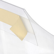 PVC Sichttasche selbstklebend C-Form antireflex DIN A3 Querformat