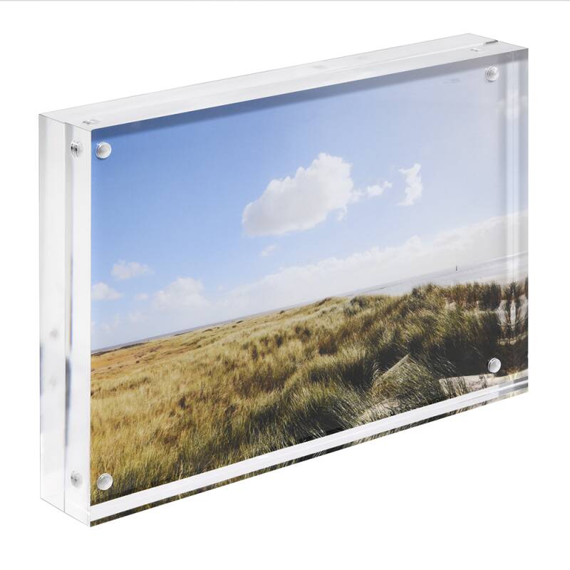 Magnetischer Bilderrahmen 13x18cm für Fotos aus Acrylglas 30mm Zeigis® 