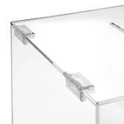 Losbox / Aktionsbox mit Schloss 200x200x200mm aus Acrylglas