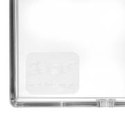Wandprospekthalter aus Polystyrol mit 5C Digitaldruck DIN Lang Hoch (105x210mm)