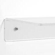 Wandregal aus Acrylglas - Zeigis® 300mm Breite, 100mm Tiefe