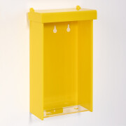 Gelbe Wetterfeste Prospektbox DIN Lang Hoch mit Deckel - Zeigis®