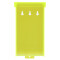 Neon-Gelbe Wetterfeste Prospektbox DIN Lang Hoch mit Deckel - Zeigis®