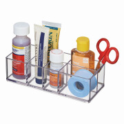 Ablagebox mit 7 Fächern für Medikamente oder Kosmetik