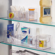 Ablagebox mit 7 Fächern für Medikamente oder Kosmetik