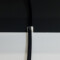 Haube aus Acrylglas ohne Boden im Sondermaß, mit Kabeldurchlass / Rückwand: schwarz