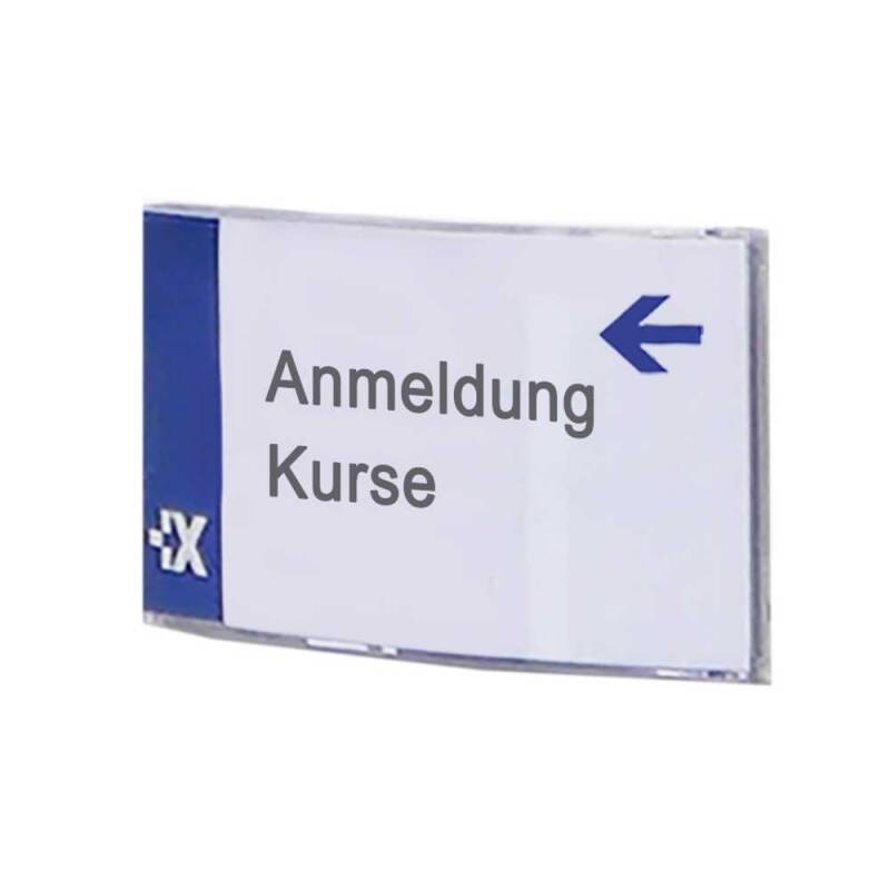 Bruchfeste Design Plakattasche - Türschild DIN A6