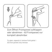 Bruchfeste Design Plakattasche - Türschild DIN A5