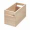 Stapelbare Holzbox mit Griffen 254 x 127 x Höhe 152mm (4,9 l)