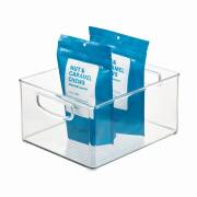 Stapelbare PET Aufbewahrungsbox transparent BPA frei 203 x 254mm / Höhe 127mm (6,5 l)