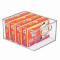 Stapelbare PET Aufbewahrungsbox transparent BPA frei 203 x 254mm / Höhe 127mm (6,5 l)
