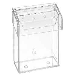 Prospektschütte Broschürenhalter LB1007 Wandhalter Prospektbox Plexiglas 