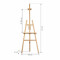 Staffelei aus Kiefernholz, 175 cm - verstellbar, natur