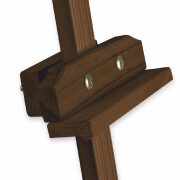 Staffelei aus Kiefernholz, 175 cm - verstellbar, braun