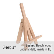 Holzstaffelei Premium als Tischaufsteller