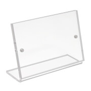 Magnetischer Tischaufsteller, Acrylglas schräg DIN...