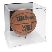 Basketball Vitrine - Boden: wei&szlig; / R&uuml;ckwand:...