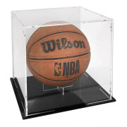 Basketball Vitrine - Boden: schwarz / R&uuml;ckwand:...