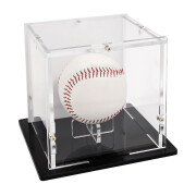 Baseball Vitrine - Boden Schwarz / R&uuml;ckwand...