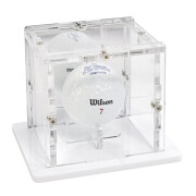 Golfball Vitrine - Boden: weiß / Rückwand:...