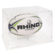 Rugbyball Vitrine Gr&ouml;&szlig;e 5 - Boden: transparent...
