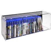 PS3 PS4 PS5 Regal STACK stapelbar / modular, schwarze Rückwand