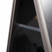 Kundenstopper 500x700 mm Indoor, silber