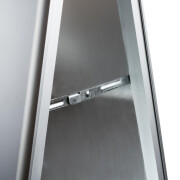 Kundenstopper 500x700 mm Indoor, silber