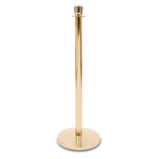 Absperrpfosten MODERN Gold