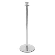 Absperrpfosten MODERN Silber