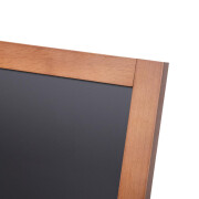 Kreidetafel Holz-Kundenstopper, hellbraun