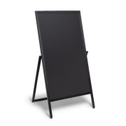 Kreidetafel Holz-Kundenstopper, schwarz - 68x140 cm