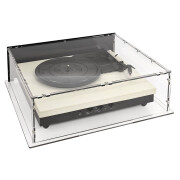 Plattenspielerhaube - transparenter Boden - schwarze...
