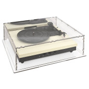 Plattenspielerhaube - transparenter Boden - verspiegelte...