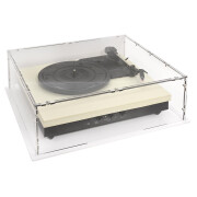 Plattenspielerhaube - weißer Boden - weiße...