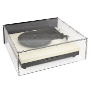 Plattenspielerhaube - schwarze Rückwand