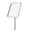 DIN A4 Infoständer, silber