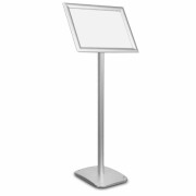 DIN A3 Infoständer, silber