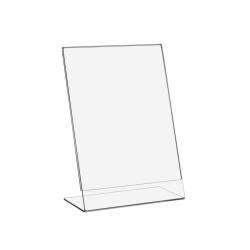 DIN A5 Aufsteller 10x Preisschilder Plexi L-Ständer neu querformat Ständer Glas 
